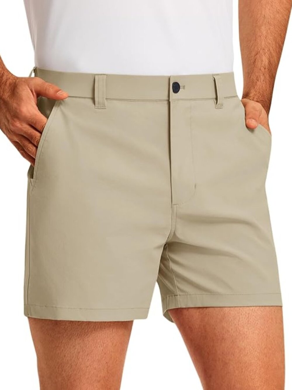 PULI Men's Golf Shorts 5 Inch Inseam Stretch Casual Quick Dry New